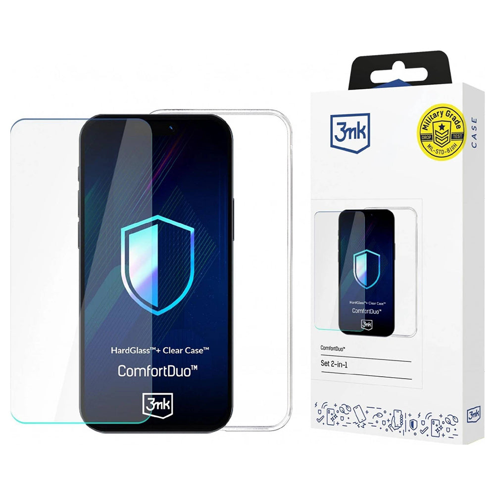 3MK Custodia per Samsung Galaxy S25 Ultra S938, 3MK, ComfortDuo, Trasparente