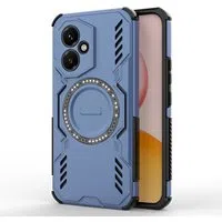 Custodia MagSafe per Honor 400, Techsuit, ArmorMag, Blu — 3