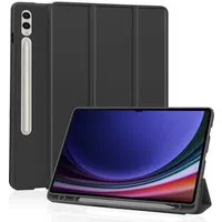 Custodia per Samsung Galaxy Tab S10 Ultra / Tab S9 Ultra, Techsuit, Flex Trifold, Nera — 3
