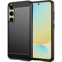 Custodia per Samsung Galaxy S24 FE S721, Techsuit, Carbonio, Nera — 3