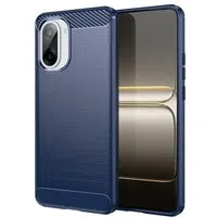Custodia per OnePlus Nord CE5, Techsuit, Carbonio, Blu — 3