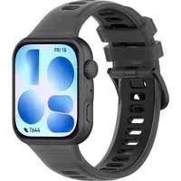 Cinturino Techsuit W084 per Huawei Watch Fit 5 Pro / Fit 5 / Fit 4 Pro / Fit 4 / Fit 3, Nero — 3