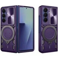 Custodia per Samsung Galaxy Z Fold7 F966, Techsuit, CamGuard Pro, Viola — 3