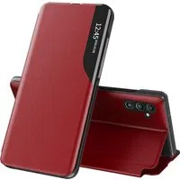 Custodia per Samsung Galaxy A14 A145 / A14 5G A146, Techsuit, eFold, Rossa — 3