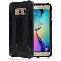 Custodia per Samsung Galaxy S6 G920, Techsuit, Hybrid Armor, Nera — 3