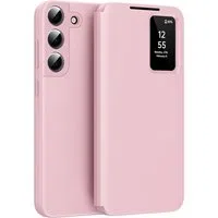 Custodia per Samsung Galaxy S22 5G S901, Techsuit, SmartView, Rosa — 3