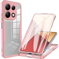 Custodia per Xiaomi Redmi Note 13 Pro 4G / Poco M6 Pro 4G, Techsuit, ColorVerse 360, Rosa — 3