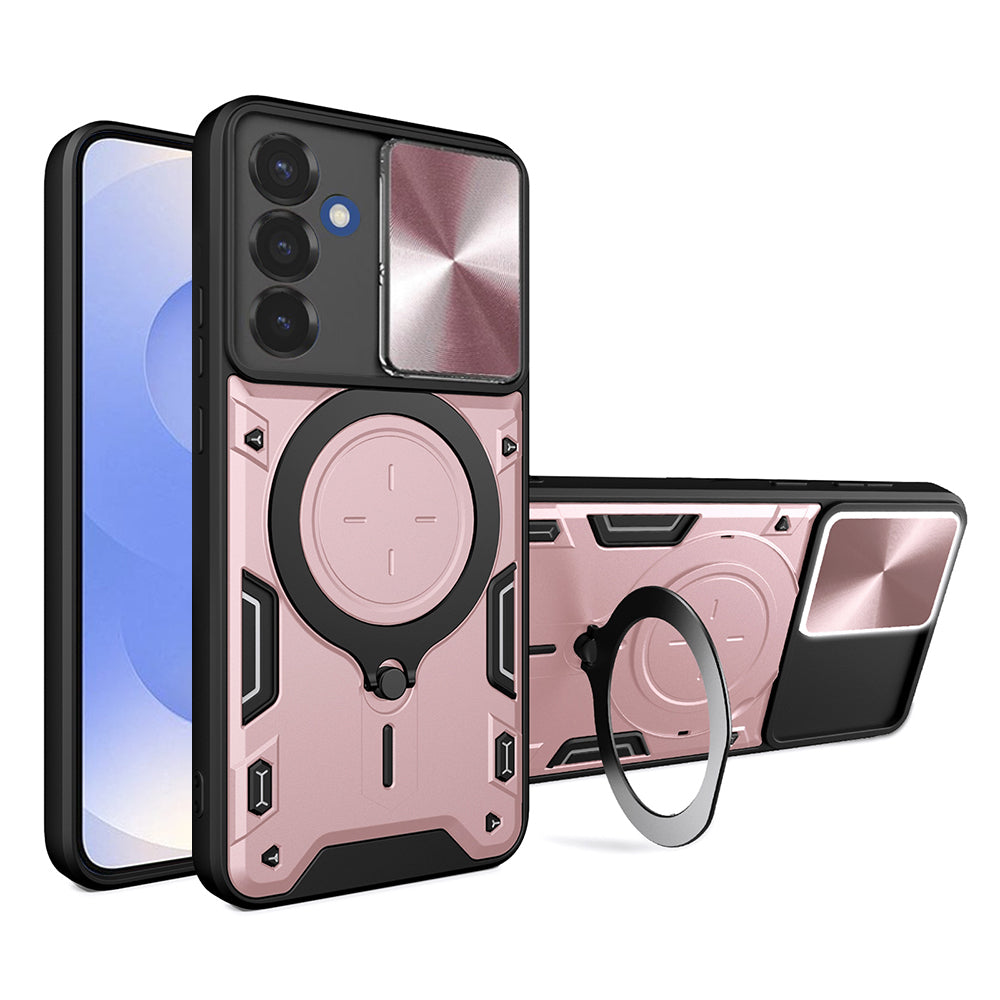 Techsuit Custodia per Samsung Galaxy S25 S931, Techsuit, CamGuard Pro, Rosa Oro