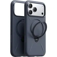 Custodia MagSafe per Apple iPhone 17 Pro, Torras, QPRO Silicone, Blu Navy — 3