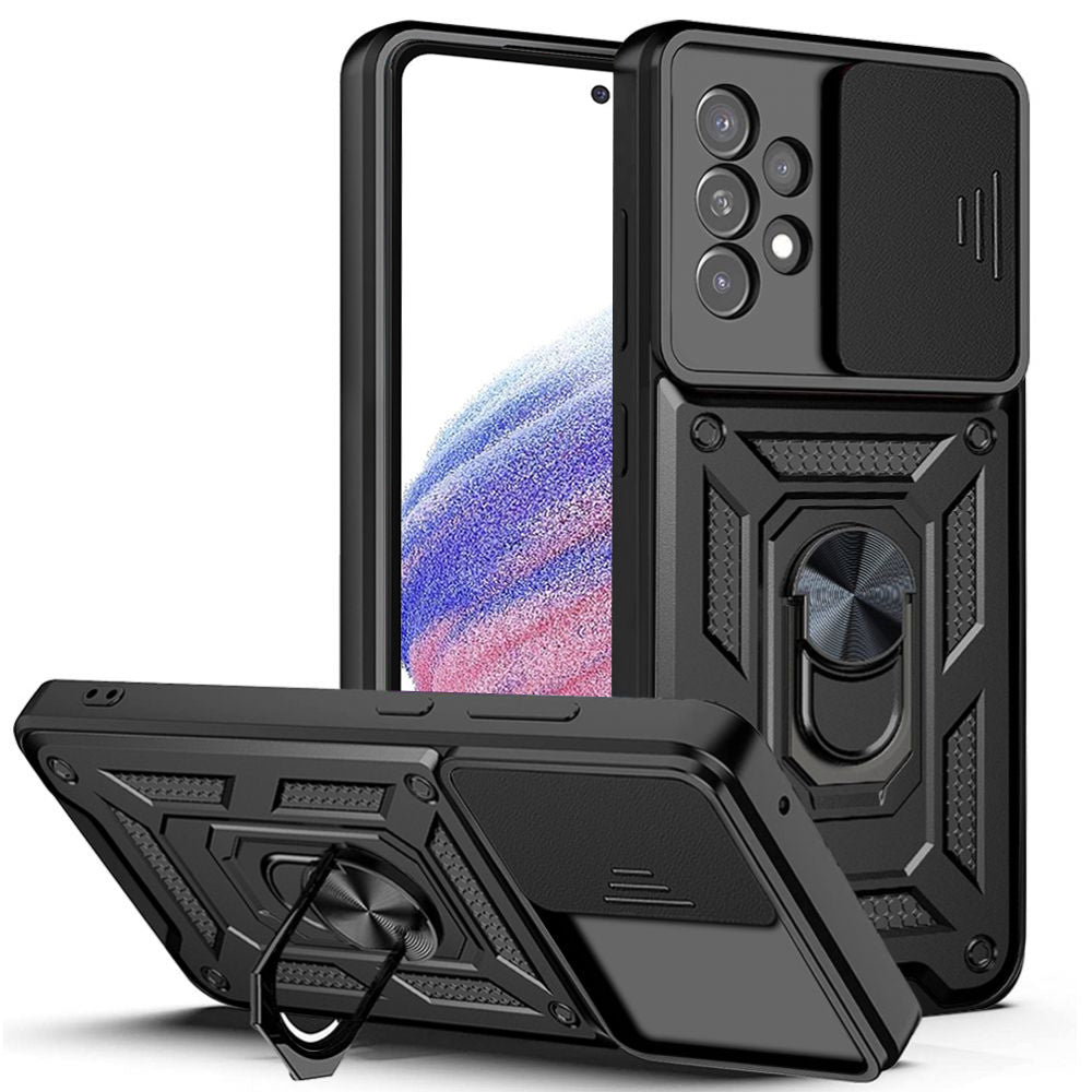 Techsuit Custodia per Samsung Galaxy A53 5G A536, Techsuit, CamShield, Nera