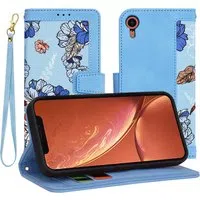 Custodia per Apple iPhone XR, Techsuit, FlipCraft, Blu — 3