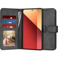 Custodia per Xiaomi Redmi Note 13 Pro 4G / Poco M6 Pro 4G, Techsuit, Diary Book, Nera — 3