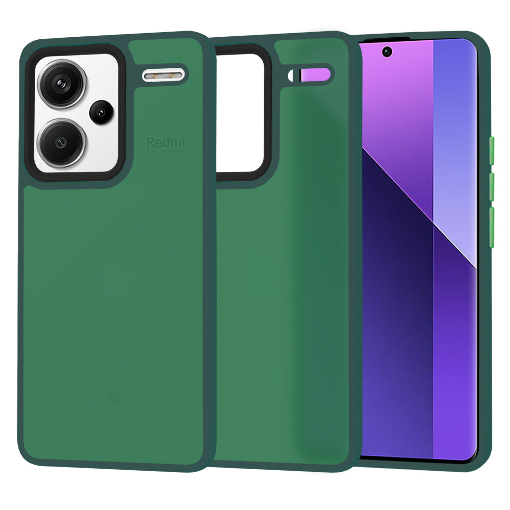 Custodia per Xiaomi Redmi Note 13 Pro+, Techsuit, HaloFrost, Verde