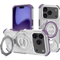 Custodia per Apple iPhone 17 Pro, Techsuit, Carbon Shield Pro, Viola — 3