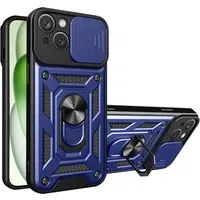 Custodia per Apple iPhone 15 Plus, Techsuit, CamShield, Blu — 3