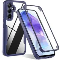 Custodia per Samsung Galaxy S24+ S926, Techsuit, ColorVerse 360, Blu — 3
