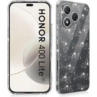 Custodia per Honor 400 Lite, Techsuit, SparkleSkin, Trasparente — 3