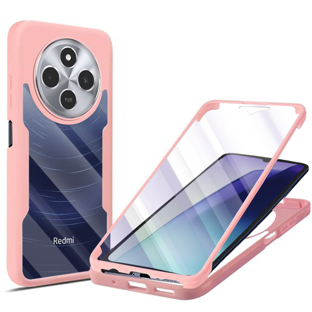 Techsuit Custodia per Xiaomi Poco C75 / Redmi 14C, Techsuit, ColorVerse 360, Rosa