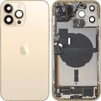 Copertura Batteria Apple iPhone 13 Pro Max, Con Scocca Centrale, Parti Complete, Oro, Swap Premium — 3