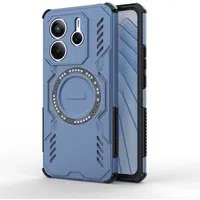 Custodia MagSafe per Xiaomi Redmi Note 14 5G, Techsuit, ArmorMag, Blu — 3
