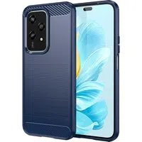 Custodia per Honor 200 Lite, Techsuit, Carbonio, Blu — 3