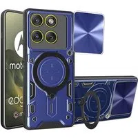 Custodia per Motorola Edge 70, Techsuit, CamGuard Pro, Blu — 3