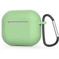 Custodia Techsuit Silicone per Apple AirPods 4, Verde Chiaro — 3