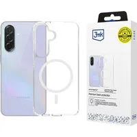 Custodia MagSafe per Samsung Galaxy A37 5G, 3MK, Armor MagCase, Trasparente — 3