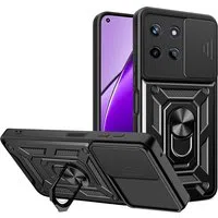 Custodia per Realme 11 4G, Techsuit, CamShield, Nera — 3