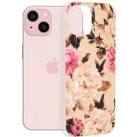Custodia per Apple iPhone 15, Techsuit, Marble, Beige — 3