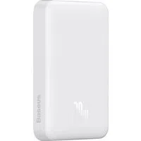 Batteria Esterna Wireless Baseus Magnetic Mini, 10000mAh, 20W, PD + FQI, 1 x QI - 1 x USB-C, Bianca P10059001223-00 — 3