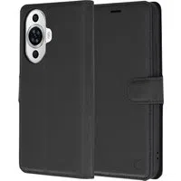 Custodia per Huawei nova 12s / nova 11, Techsuit, Leather Folio, Nera — 3