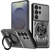 Custodia per Samsung Galaxy S25 Ultra S938, Techsuit, RuggedCam, Grigio — 3