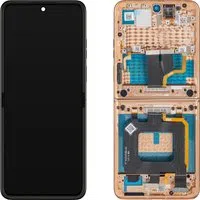 Display con Touchscreen Motorola Razr+ 2025 / Razr+ 2024 / Razr 50 Ultra, con Cornice, Sub Inner, Arancione (Peach Fuzz), Service Pack 5D68C24597 — 3