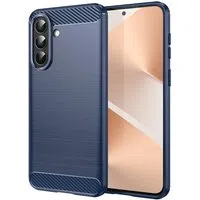Custodia per Samsung Galaxy A57 5G, Techsuit, Carbonio, Blu — 3