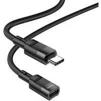 Adattatore Dati e Ricarica USB-C - USB-C HOCO U107, 1.2m, Nero — 3