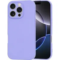 Custodia per Apple iPhone 16 Pro Max, Techsuit, SoftFlex, Lilla Chiaro — 3