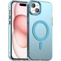 Custodia MagSafe per Apple iPhone 15, Techsuit, CandyCase, Blu — 3