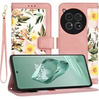 Custodia per OnePlus 12, Techsuit, FlipCraft, Rosa — 3