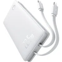 Batteria Esterna Baseus Airpow Lite, 10000mAh, 22.5W, QC + PD, 1 x Lightning - 1 x USB-A - 2 x USB-C, Bianca P10067501213-00 — 3