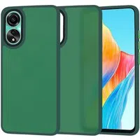Custodia per Oppo A78 4G, Techsuit, HaloFrost, Verde — 3