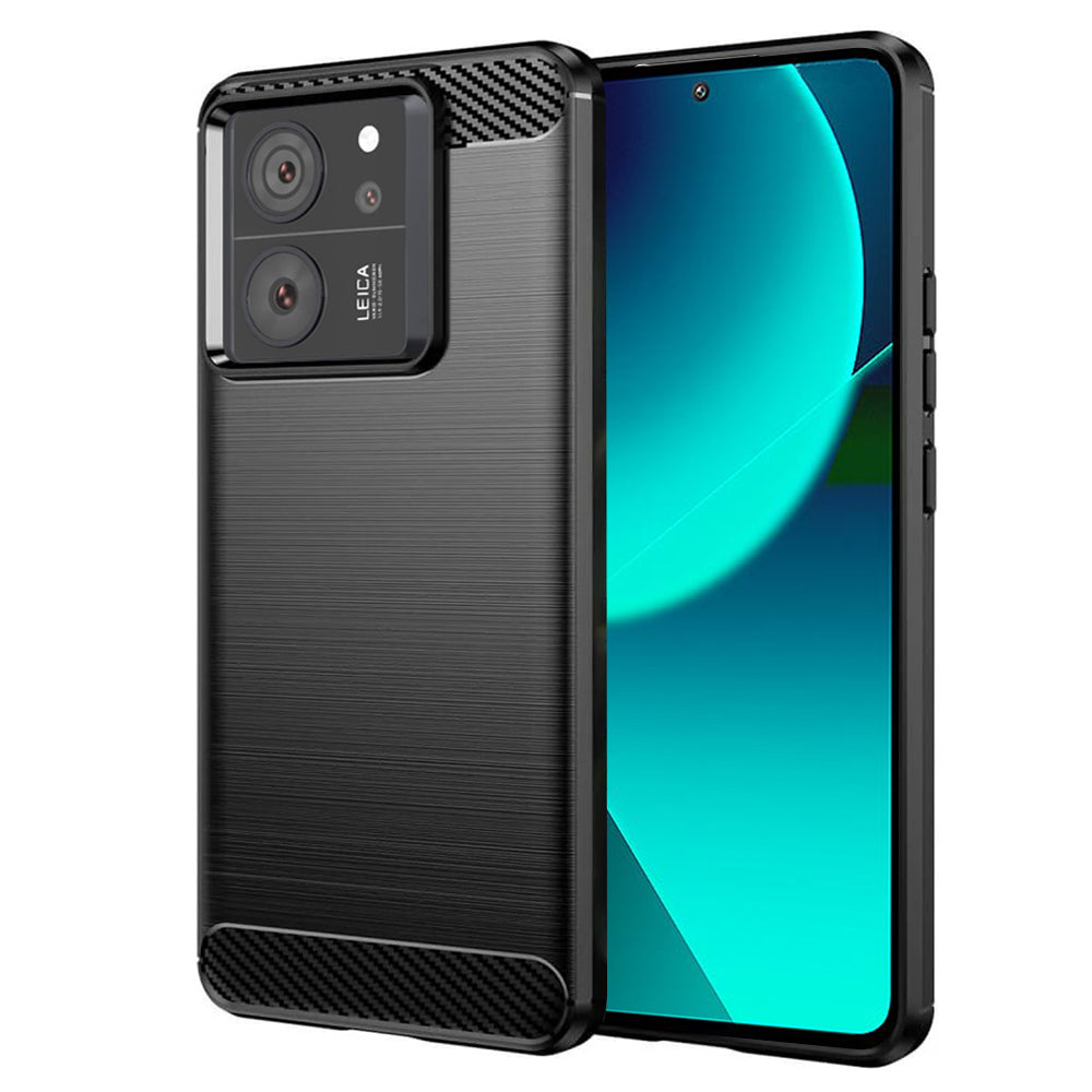 Techsuit Custodia per Xiaomi 13T Pro / 13T, Techsuit, Carbonio, Nera