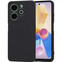 Custodia per Infinix Hot 40i, Techsuit, SoftFlex, Nera — 3