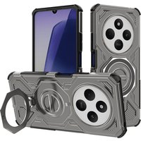 Techsuit Custodia per Xiaomi Poco C75 / Redmi 14C, Techsuit, Carbon Shield Pro, Fumo — 2