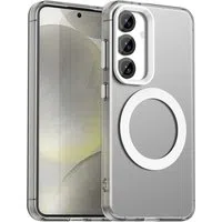 Custodia MagSafe per Samsung Galaxy S24 FE S721, Techsuit, CandyCase, Bianca — 3