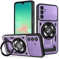 Custodia per Samsung Galaxy A27 5G, Techsuit, RuggedCam, Viola — 3