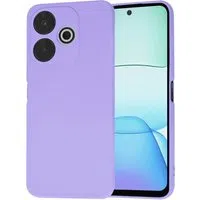 Custodia per Xiaomi Poco M6 4G / Redmi 13, Techsuit, SoftFlex, Lilla Chiaro — 3