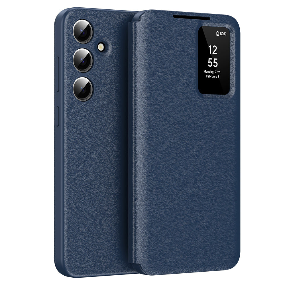 Techsuit Custodia per Samsung Galaxy S25 S931, Techsuit, SmartView, Blu