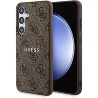Custodia MagSafe per Samsung Galaxy S24+ S926, Guess, 4G Collection, Marrone — 3
