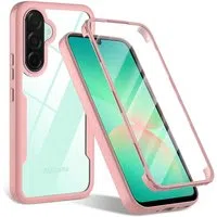 Custodia per Samsung Galaxy A26 A266, Techsuit, ColorVerse 360, Rosa — 3